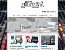 Tablet Screenshot of holsteinmfg.com